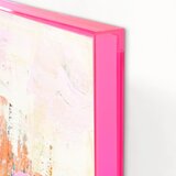Malerifabrikken Tiskana/s ručno oslikanim elementima slika s okvirom/na platnu 102x102 cm New Age Pink – | shoptok.hr