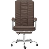  Uredski naslonjač od umjetne kože smeđi | shoptok.hr