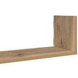 vidaXL Stenske police 3 kosi artisian hrast 58x18x18 cm inženirski les | Shoptok.si