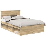  Krevetna konstrukcija Sonoma 120 x 190 cm Konstruirano drvo | shoptok.hr