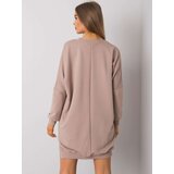 RUE PARIS Dress-RV-SK-7216.95-dark beige | shoptok.hr
