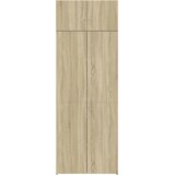 Ormarić za pohranu boja hrasta sonome 80 x 42,5 x 225 cm drveni | shoptok.hr