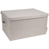 Bigso Box of Sweden Bež škatla za shranjevanje Wanda, 34 x 25 cm Cene
