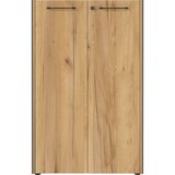 Germania Antracitno sivi/u prirodnoj boji ormarić u dekoru hrasta sa zaključavanjem 75x120x40 cm Podium – | shoptok.hr