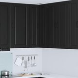  Zidni kutni ormar Crna 57 x 57 x 100 cm Konstruirano drvo | shoptok.hr