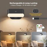ALINANA 2x brezžična LED stenska svetilka z daljincem | Shoptok.si