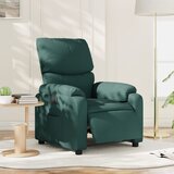 Maison Chic Električni naslanjač - Relax naslanjač temno zeleno blago, (22061879) | Shoptok.si
