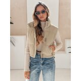 DStreet Kamizelka damska pikowana beżowa | Shoptok.si