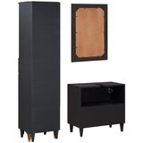  Set ormarića za kupaonicu s ladicama 3 pcs Čvrsto drvo manga | shoptok.hr