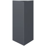 Maison Chic Vrtno korito - Greda - Cvetlični Lonec antracit trikotnik 40x34,5x70 cm jeklo, (21789762) Cene