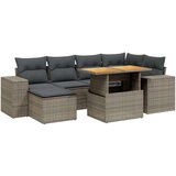  7-dijelni set vrtnih sofa sivi od poliratana | shoptok.hr