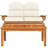  2-dijelna vrtna garnitura Adirondack od masivnog drva bagrema | shoptok.hr