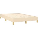  Krevet s oprugama i madracem LED krem 120 x 190 cm od tkanine | shoptok.hr