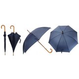  Dežnik Zeus, z lesenim ročajem, temno moder | Shoptok.si