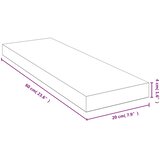  Zidna polica 60 x 20 x 4 cm od bambusa | shoptok.hr