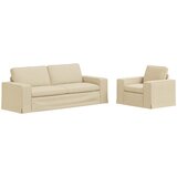  Set sofe 2 pcs Krema 222 x 80 x 82 cm tkanina | shoptok.hr
