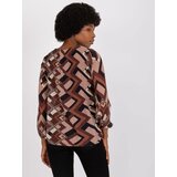 Italy Moda Blouse-DHJ-BZ-8643-2.67P-brown | shoptok.hr
