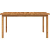  5-dijelni vrtni blagovaonski set od masivnog bagremovog drva Smeđa Dužina stola 150 cm | Shoptok.si