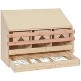  Gnijezdo za nesilice s 3 odjeljka 72x33x54 cm masivna borovina | shoptok.hr