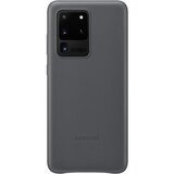Samsung original usnjen ovitek ef-vg988lje za galaxy s20 ultra - zaščita zadnjega dela - siv Cene