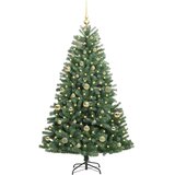  Umjetno božićno drvce s nogom Zelena 150 cm PVC i metal | shoptok.hr