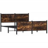  Metalni okvir kreveta bez madraca boja hrasta 160x200 cm | shoptok.hr