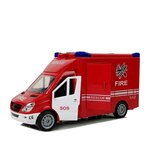  kombi vozilo sa pogonom na trenje 27 cm - crveni | Shoptok.si