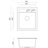 Quadron Johnny 100 GraniteQ crna sudopera OUTLET | ePonuda.com