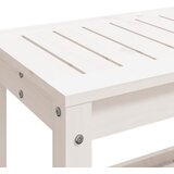  Vrtna klupa bijela 108 x 35 x 45 cm od masivne borovine | shoptok.hr