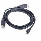 Gembird 2x USB 2.0 A/mini-B M USB kabl 0,9 m, Crno Slike