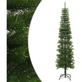 vidaXL Umjetno usko božićno drvce sa stalkom 240 cm PE Cijene