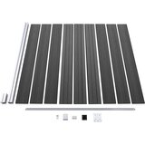  Set panela za ogradu WPC 353 x 186 cm crni | Eponuda.ba