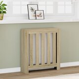 vidaXL Pokrov za radiator sonoma hrast 78x20x82 cm inženirski les Cene