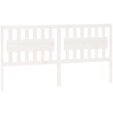  Posteljno vzglavje belo 185,5x4x100 cm trdna borovina, (20646267) | Shoptok.si