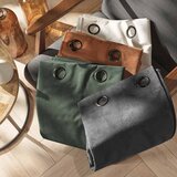 Douceur d intérieur Antracitno siva zavjesa od samta 140x260 cm Olympe – | shoptok.hr