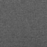  Uzglavlje s ušima tamnosivo 147x23x118/128 cm od tkanine | shoptok.hr