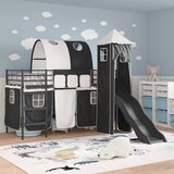  Okvir Krevet za Dječji Loft Crna 75 x 190 cm Metal | shoptok.hr