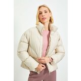 Trendyol Stone Oversize Upright Collar Down Jacket Cene