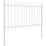  Vrtna Ograda 4 pcs Bijelo 6,8 x 1,2 m Čelik s prahom | shoptok.hr