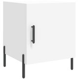 Maison Chic Nočna omarica - Nočna miza bela 40x40x50 cm inženirski les, (21688096) Cene