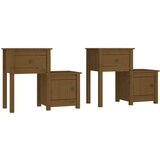  Noćni ormarići 2 kom boja meda 79 5x38x65 5 cm masivna borovina | shoptok.hr