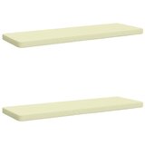  Jastučići za klupe - 2 dijela VUGHT 2 kom. 100% poliester Krem - Krem (poliester) 150 x 50 cm 2 | shoptok.hr