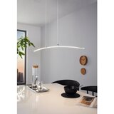 Eglo lasana visilica/1, led, 14w, d 900, alu/krom bijela | shoptok.hr
