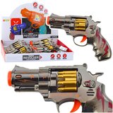Pištolj za igru revolver - sivo/zlatni | shoptok.hr
