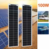 xinpuguang Fleksibilni solarni panel, 50W / 100W možnost, visoka učinkovitost monokristalni, vodoodporna zasnova, 100w 2pcs 50w, (5000202016) | Shoptok.si