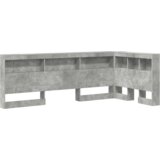  Skladišno uzglavlje Beton siva 75 cm Konstruirano drvo | shoptok.hr