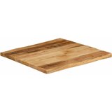 Stolna ploča sa živi rub 40x40x2,5 cm masivno grubo drvo manga | shoptok.hr