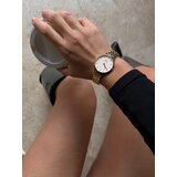 Daniel Wellington Analogni sat zlatna / bijela | shoptok.hr