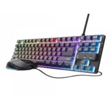 Trust Tastatura+miš GXT 798 2-in-1 Gaming set/TKL/US/crna | ePonuda.com