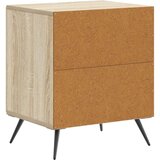  Noćni ormar Hrast sonoma 43 x 34 5 x 50 cm Konstruirano drvo | shoptok.hr